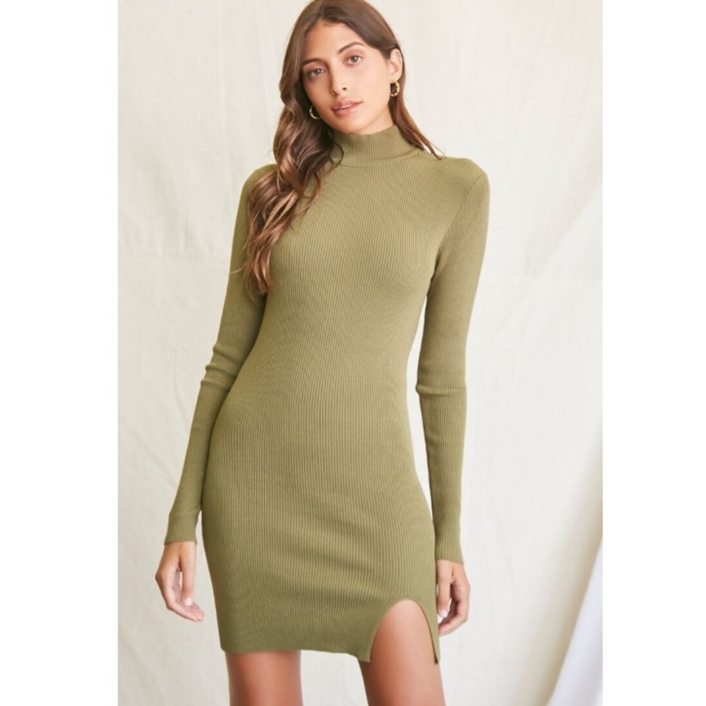 Forever 21 Ribbed Knit Bodycon Dress